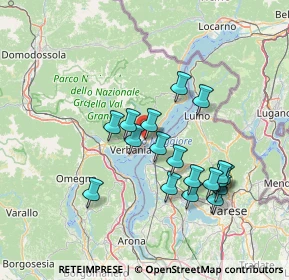 Mappa Via del Ronco, 28823 Ghiffa VB, Italia (13.21667)