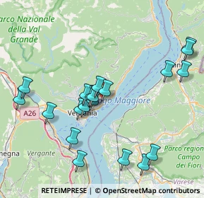 Mappa Via del Ronco, 28823 Ghiffa VB, Italia (8.105)