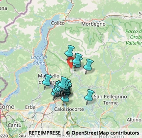 Mappa Via Ferrario Celestino, 23818 Pasturo LC, Italia (11.558)
