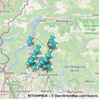 Mappa Via Ferrario Celestino, 23818 Pasturo LC, Italia (12.38722)