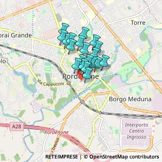 Mappa Corso Vittorio Emanuele, 33170 Pordenone PN, Italia (0.5965)