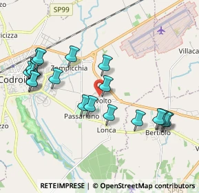 Mappa Via N. e M. Gabrielli, 33033 Codroipo UD, Italia (2.1045)