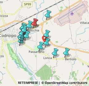 Mappa Via N. e M. Gabrielli, 33033 Codroipo UD, Italia (1.746)