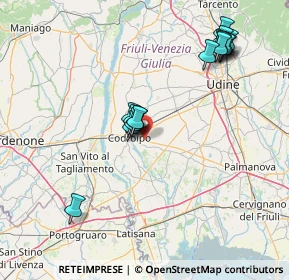 Mappa Via N. e M. Gabrielli, 33033 Codroipo UD, Italia (15.49438)