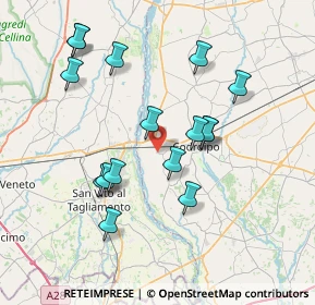 Mappa Via Chiusa, 33033 Codroipo UD, Italia (7.18563)