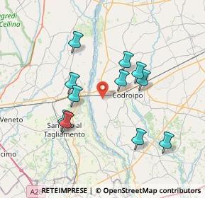 Mappa Via Chiusa, 33033 Codroipo UD, Italia (6.69636)