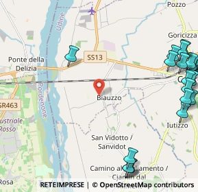 Mappa Via Chiusa, 33033 Codroipo UD, Italia (3.248)