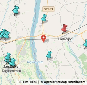 Mappa Via Chiusa, 33033 Codroipo UD, Italia (6.901)