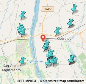 Mappa Via Chiusa, 33033 Codroipo UD, Italia (4.58368)