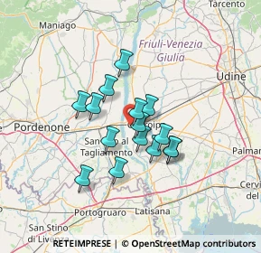 Mappa Via Chiusa, 33033 Codroipo UD, Italia (9.53733)