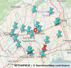 Mappa Via Chiusa, 33033 Codroipo UD, Italia (15.8625)