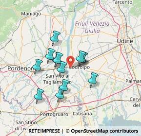 Mappa Via Chiusa, 33033 Codroipo UD, Italia (10.16231)