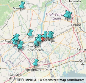 Mappa Via Chiusa, 33033 Codroipo UD, Italia (13.79647)