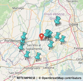 Mappa Via Chiusa, 33033 Codroipo UD, Italia (12.17308)