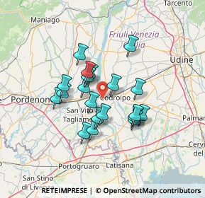 Mappa Via Chiusa, 33033 Codroipo UD, Italia (10.4405)