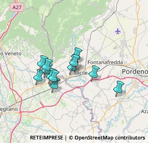 Mappa Via Peruch, 33077 Sacile PN, Italia (5.27583)