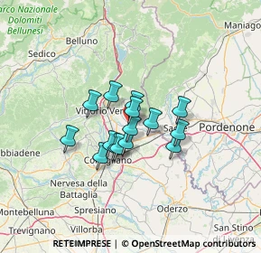 Mappa Via G. Puccini, 31014 Colle Umberto TV, Italia (8.55)