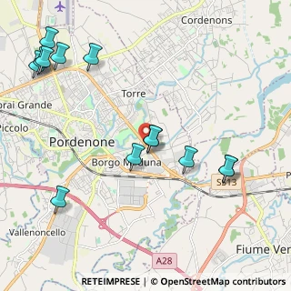 Mappa Viale Aquileia, 33170 Pordenone PN, Italia (2.50615)