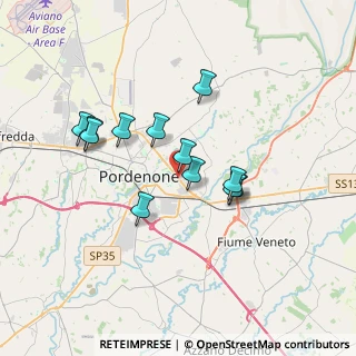 Mappa Viale Aquileia, 33170 Pordenone PN, Italia (2.93917)