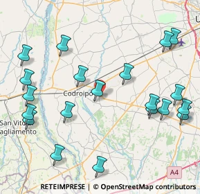 Mappa Casali del, 33033 Codroipo UD, Italia (9.956)