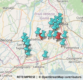 Mappa Casali del, 33033 Codroipo UD, Italia (12.233)