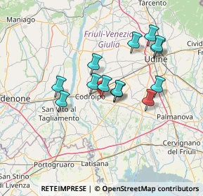 Mappa Casali del, 33033 Codroipo UD, Italia (11.81538)