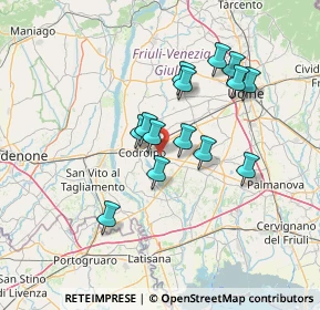 Mappa Casali del, 33033 Codroipo UD, Italia (11.48643)