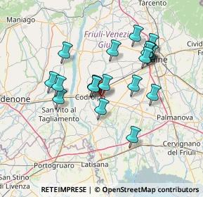 Mappa Casali del, 33033 Codroipo UD, Italia (12.4495)