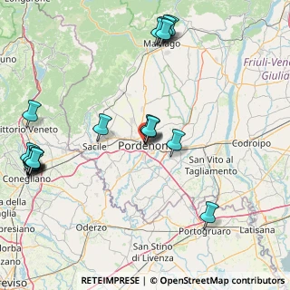 Mappa Via dei Giardini Cattaneo, 33170 Pordenone PN, Italia (20.7565)