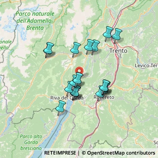 Mappa SP45bis, 38074 Arco TN, Italia (11.979)