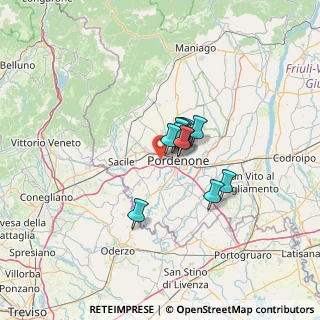 Mappa Via del Platano, 33080 Porcia PN, Italia (7.10545)