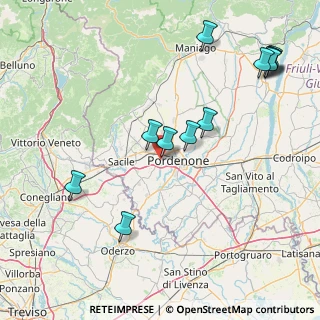 Mappa Via del Platano, 33080 Porcia PN, Italia (18.72417)