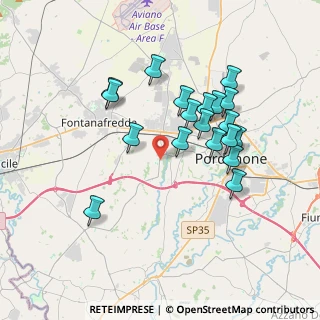 Mappa Via del Platano, 33080 Porcia PN, Italia (3.30684)