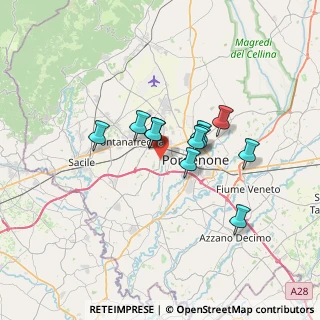 Mappa Via del Platano, 33080 Porcia PN, Italia (4.97909)