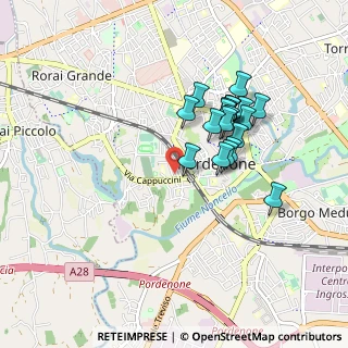 Mappa Via Vendramino Candiani, 33170 Pordenone PN, Italia (0.753)