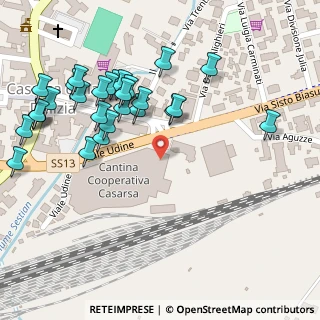 Mappa Viale Udine, 33072 Casarsa della Delizia PN, Italia (0.13929)