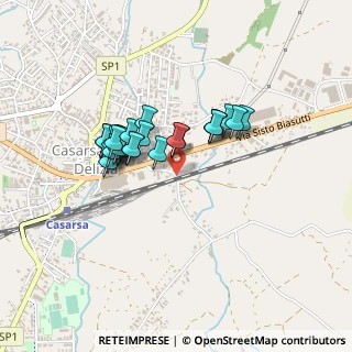 Mappa Via Fiume, 33072 Casarsa della Delizia PN, Italia (0.34643)