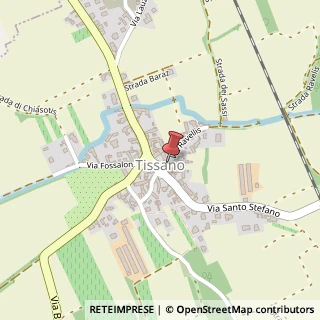 Mappa Via Ravellis, 20, 33050 Tissano UD, Italia, 33050 Santa Maria la Longa, Udine (Friuli-Venezia Giulia)