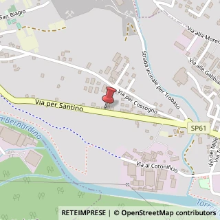 Mappa Via per Santino, 22, 28923 Verbania, Verbano-Cusio-Ossola (Piemonte)