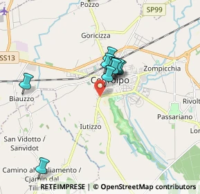 Mappa Codroipo Via Latisana, 33033 Codroipo UD, Italia (1.54)