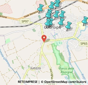 Mappa Codroipo Via Latisana, 33033 Codroipo UD, Italia (1.18308)