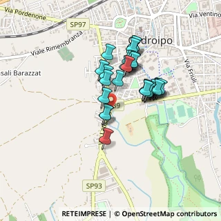 Mappa Codroipo Via Latisana, 33033 Codroipo UD, Italia (0.33667)