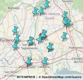 Mappa Codroipo Via Latisana, 33033 Codroipo UD, Italia (15.4605)