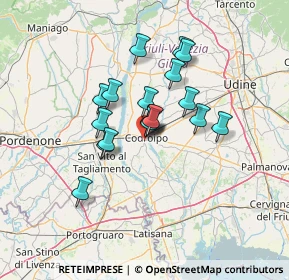 Mappa Codroipo Via Latisana, 33033 Codroipo UD, Italia (9.74944)