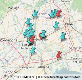Mappa Codroipo Via Latisana, 33033 Codroipo UD, Italia (11.659)
