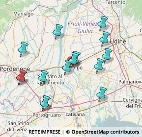 Mappa Codroipo Via Latisana, 33033 Codroipo UD, Italia (15.40333)