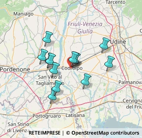 Mappa Codroipo Via Latisana, 33033 Codroipo UD, Italia (10.16923)