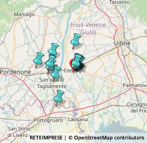 Mappa Codroipo Via Latisana, 33033 Codroipo UD, Italia (6.596)