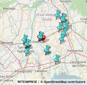 Mappa Piazza delle Scuole, 33033 Codroipo UD, Italia (12.416)