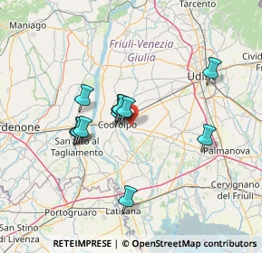Mappa Piazza delle Scuole, 33033 Codroipo UD, Italia (11.43545)